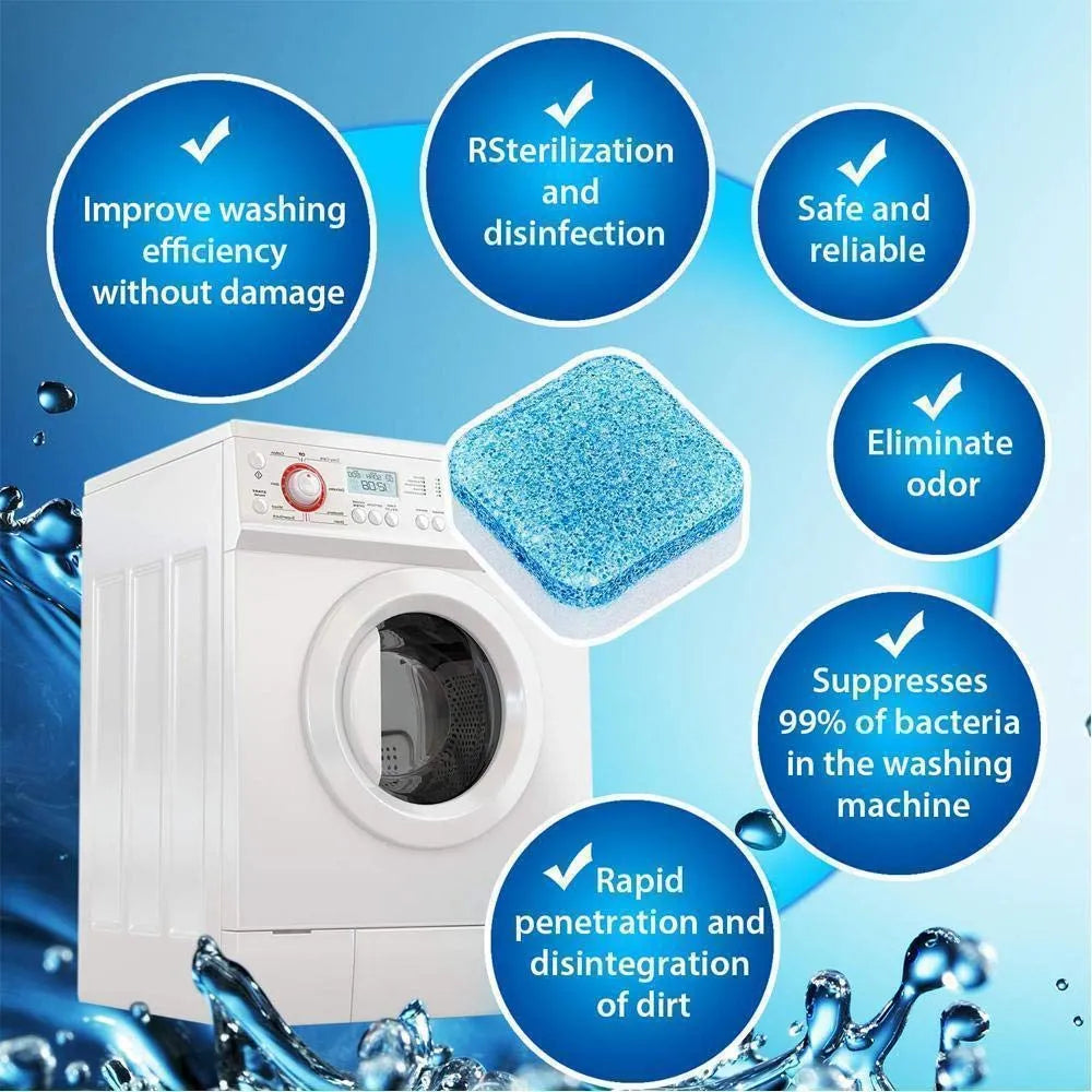 Washing Machine Cleaning Tablets – 12 Tablets Pack