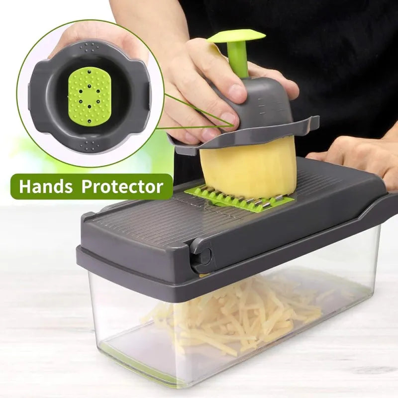 16-in-1 Multifunctional Vegetable Chopper &amp; Slicer