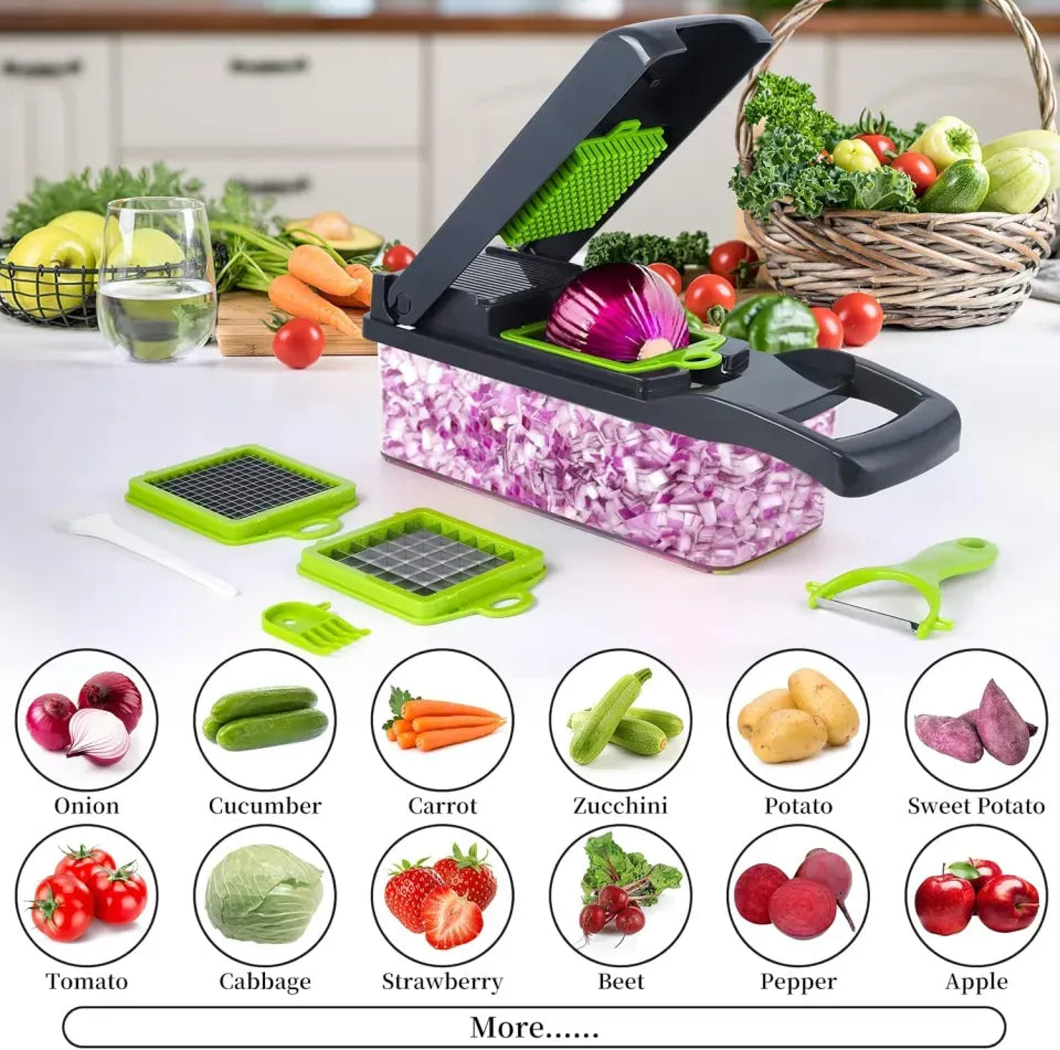 16-in-1 Multifunctional Vegetable Chopper &amp; Slicer