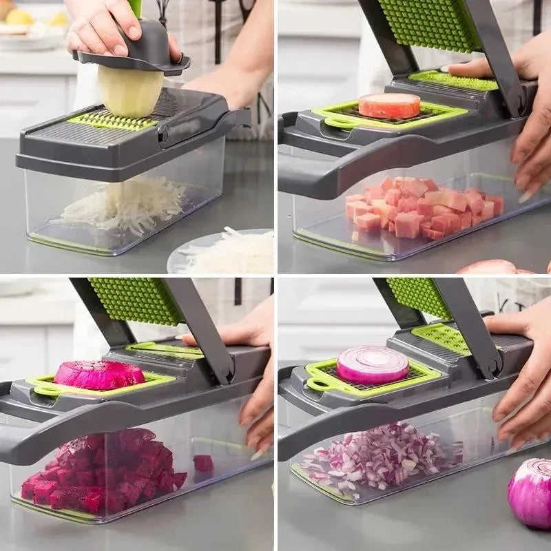 16-in-1 Multifunctional Vegetable Chopper &amp; Slicer