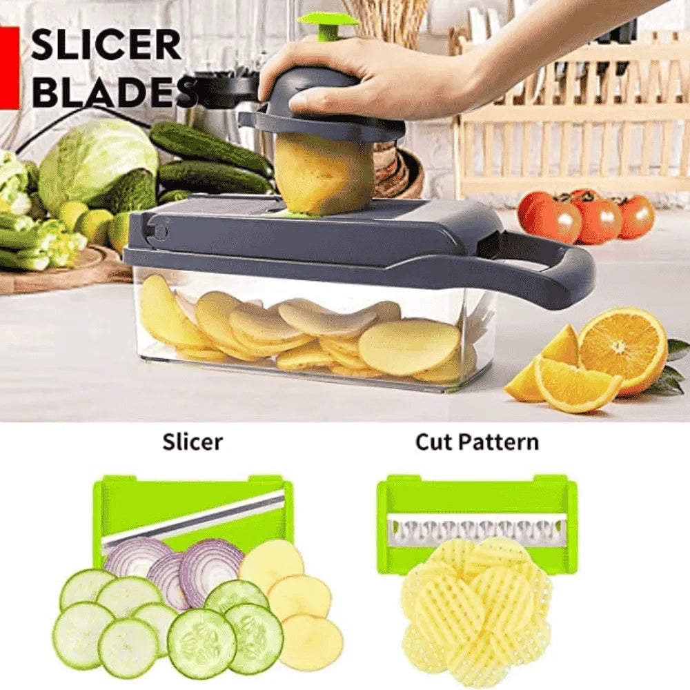 16-in-1 Multifunctional Vegetable Chopper &amp; Slicer